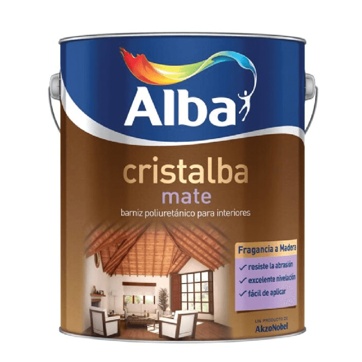 Barniz Poliuretanico Alba Mate Cristalba 1 lts|Ambito