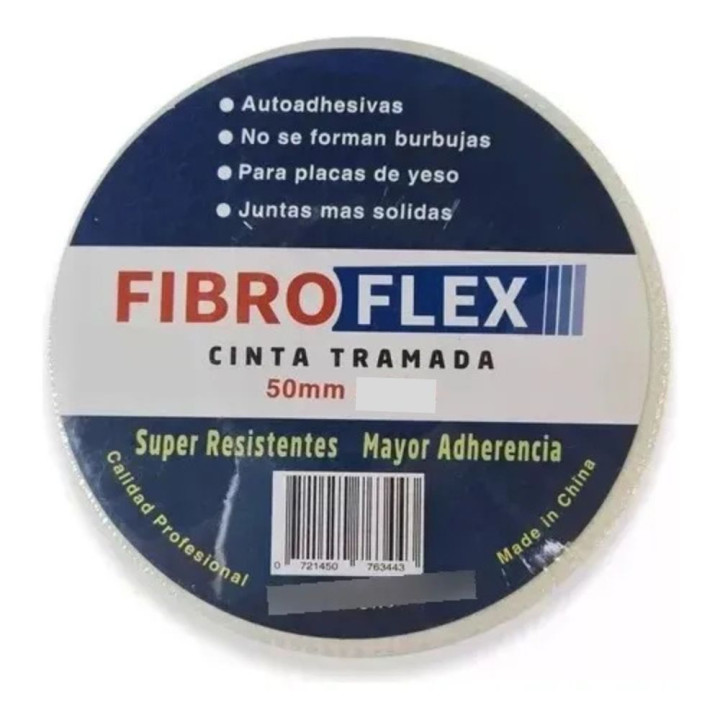 Cinta Tramada 5Cm X 90M Auto-Adhesiva Fibroflex|Ambito