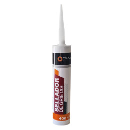Sellador De Grietas Acrilico Cartucho 400 Gr Telplast