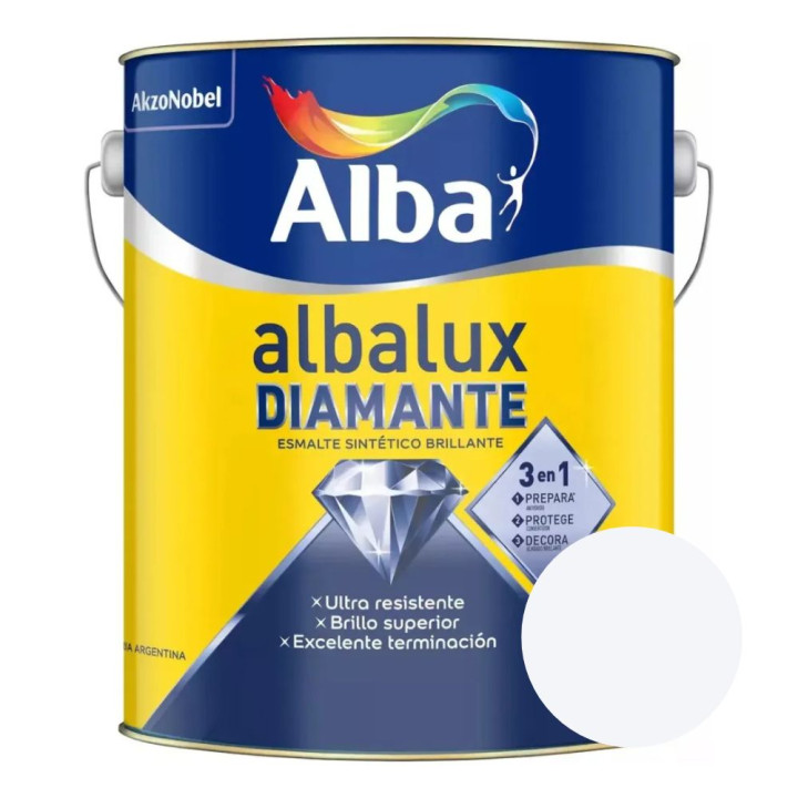 Esmalte Albalux Gris Hielo 4 L