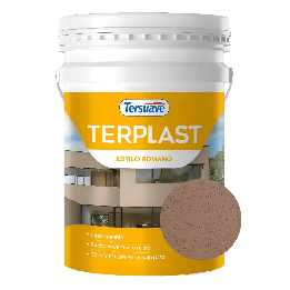 Revestimiento Tersplast Romano Mediano Marron 6 kg|Ambito