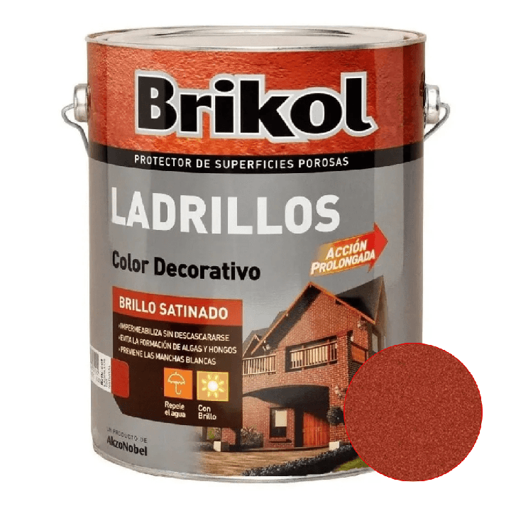 Pintura Impregnante Para Ladrillos Brikol 1 L