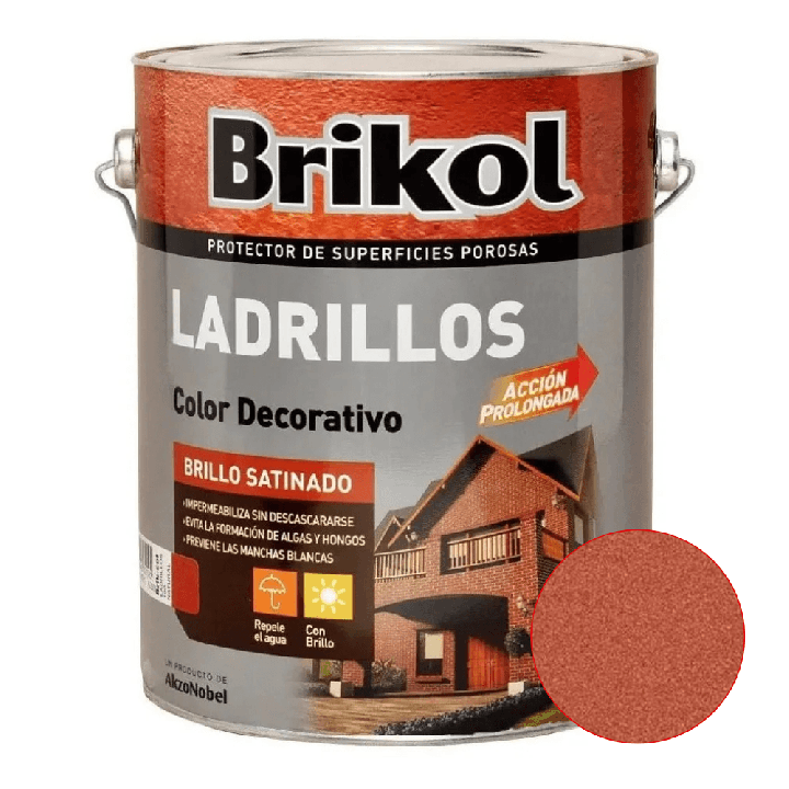 Pintura Impregnante Para Ladrillos Brikol 1 L