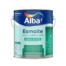 Esmalte Alba Estándar Doble Accion Brillante 1lts | Ambito