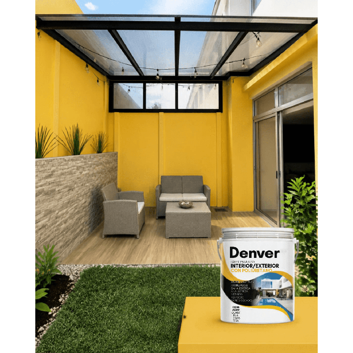 Latex Poliuretano Denver Interior Exterior Colores