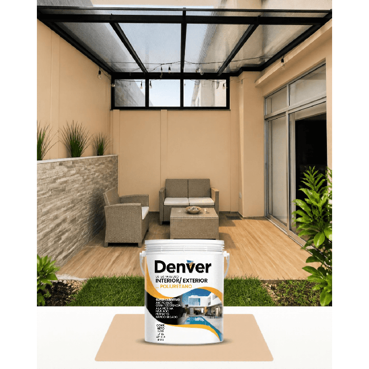 Latex Poliuretano Denver Interior Exterior Colores