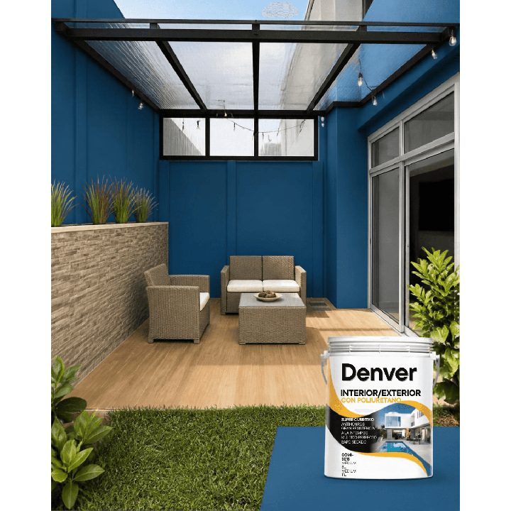 Latex Poliuretano Denver Interior Exterior Colores