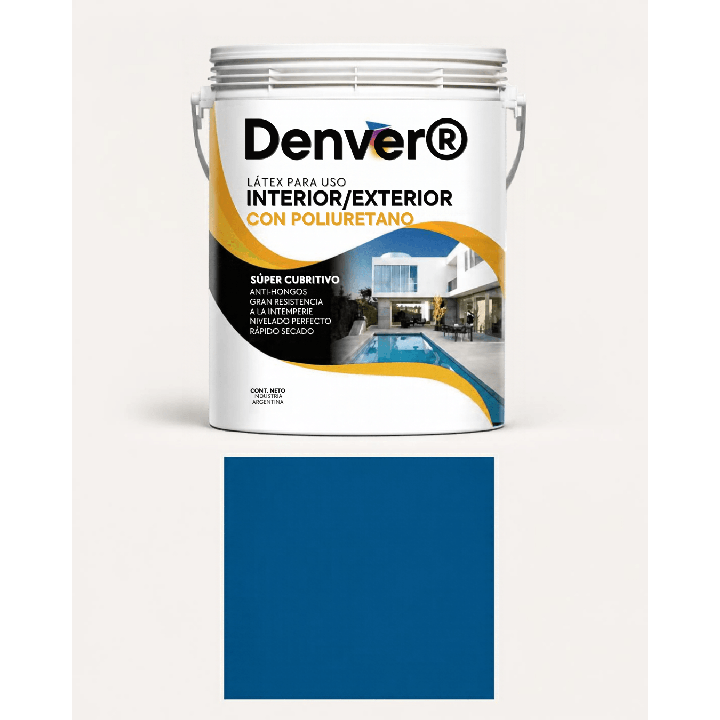 Latex Poliuretano Denver Interior Exterior Colores