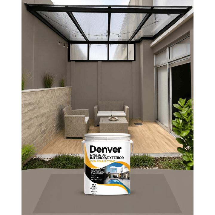 Latex Poliuretano Denver Interior Exterior Colores