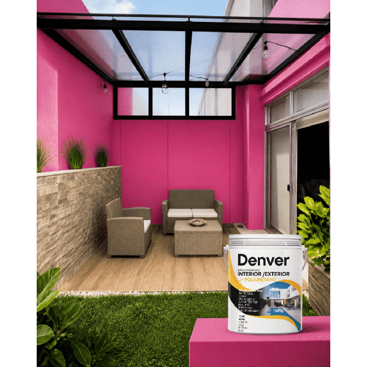 Latex Poliuretano Denver Interior Exterior Colores