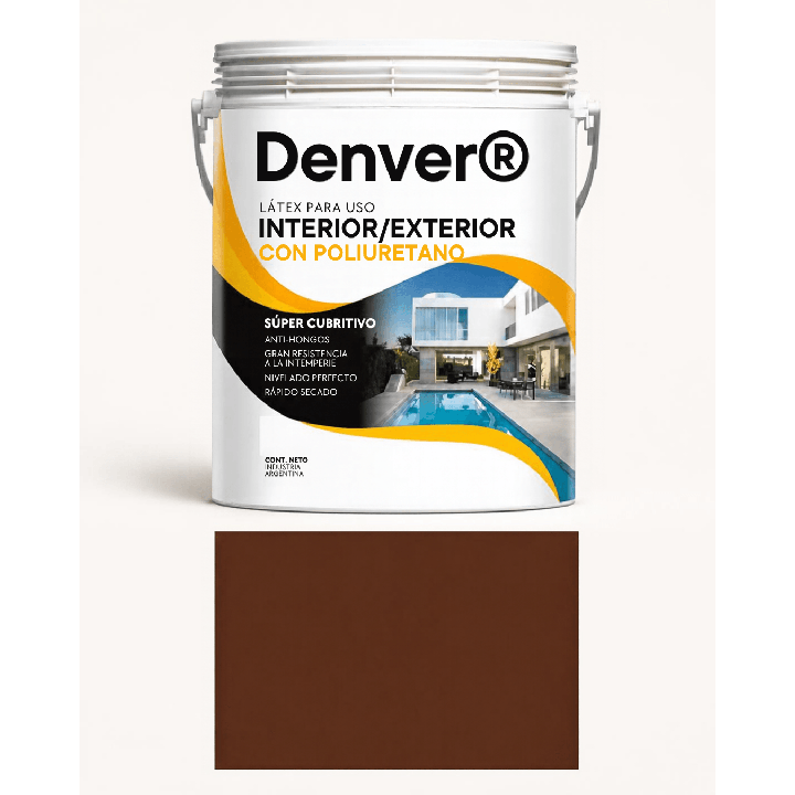 Latex Poliuretano Denver Interior Exterior Colores