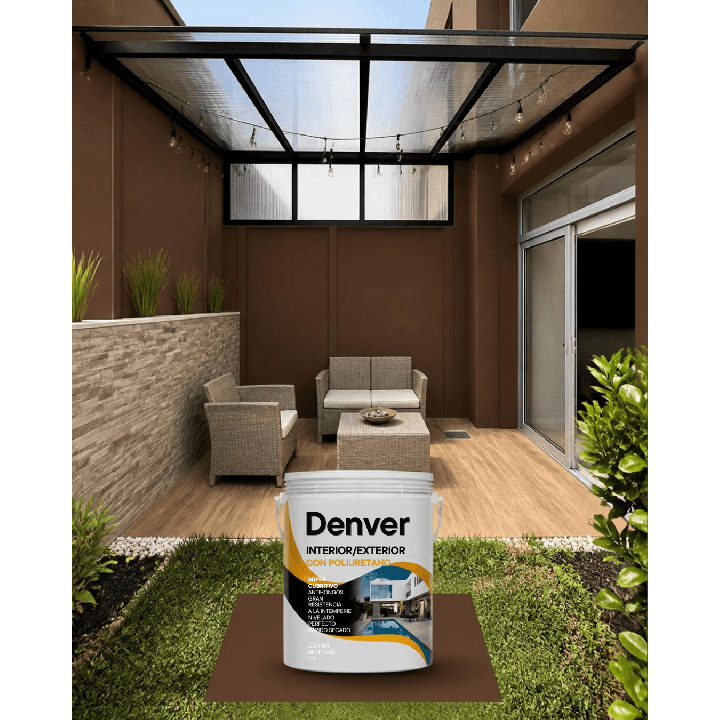 Latex Poliuretano Denver Interior Exterior Colores