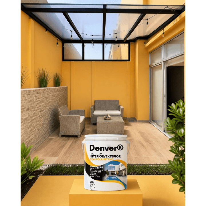 Latex Poliuretano Denver Interior Exterior Colores