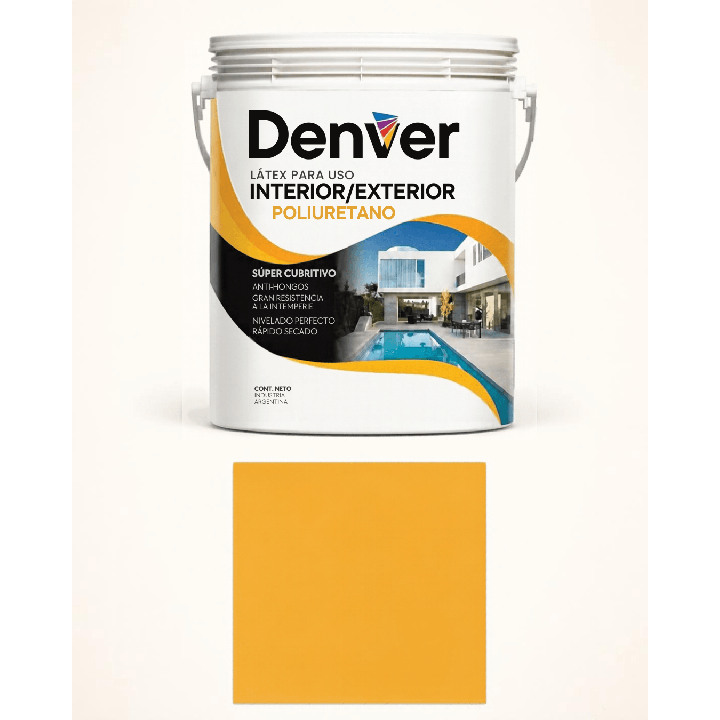 Latex Poliuretano Denver Interior Exterior Colores
