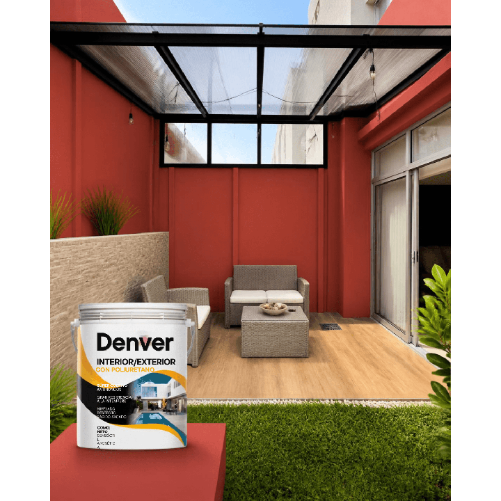 Latex Poliuretano Denver Interior Exterior Colores