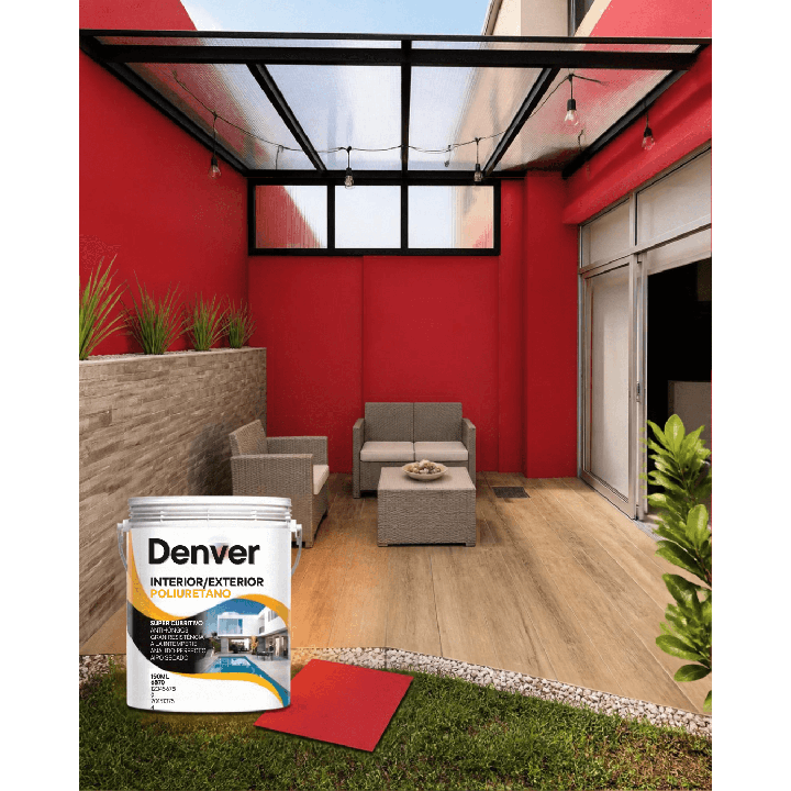 Latex Poliuretano Denver Interior Exterior Colores