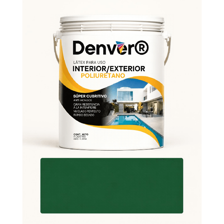 Latex Poliuretano Denver Interior Exterior Colores