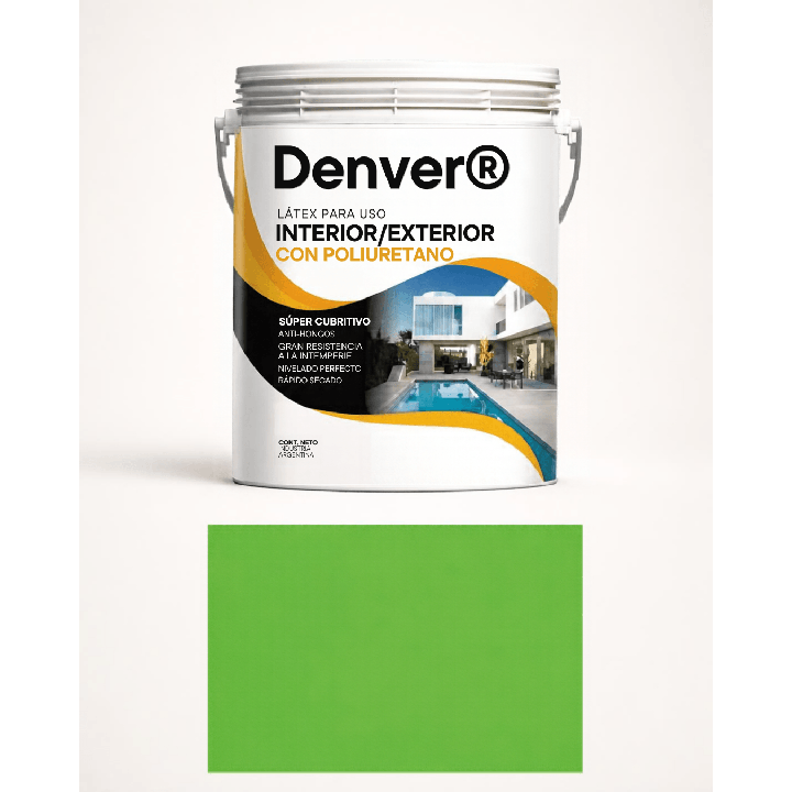 Latex Poliuretano Denver Interior Exterior Colores