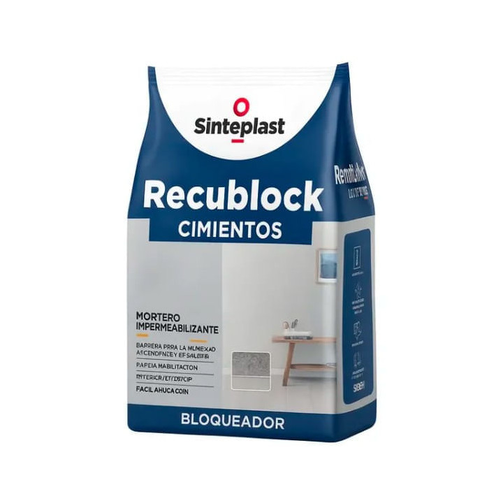 Mortero Impermeabilizante Recublock Cimientos  5 k | Ámbito