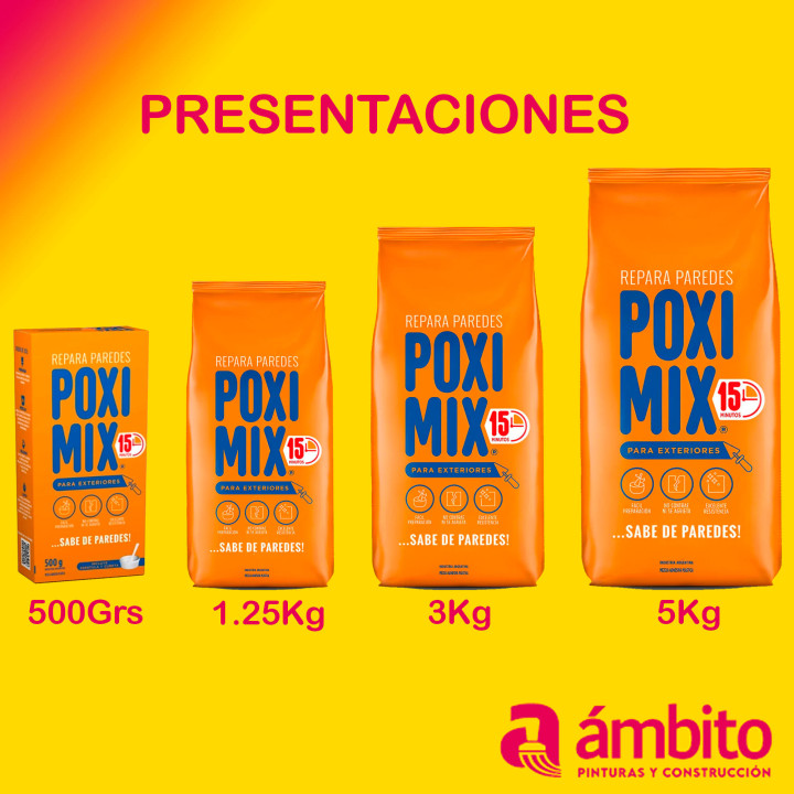 Cemento Rápido Exterior Poxi-Mix
