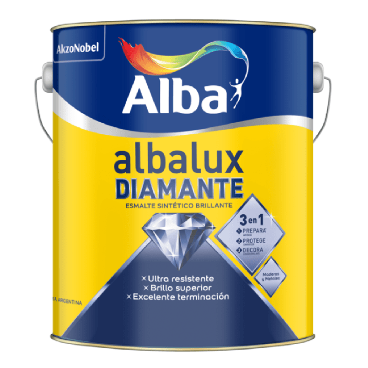Esmalte Alba Albalux Brillante 4 lts|Ambito