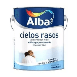 Pintura Látex Alba Cielos Rasos Antihongo Mate 1 L | Ámbito