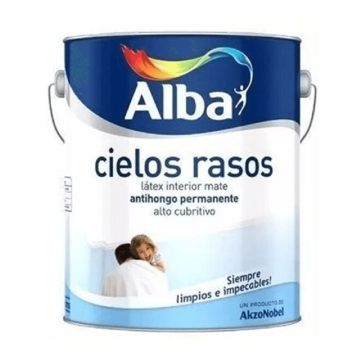 Pintura Látex Alba Cielos Rasos Antihongo Mate 1 L | Ámbito