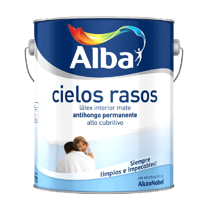 Pintura Látex Alba Cielos Rasos Antihongo Mate 1 L | Ámbito