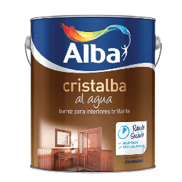 Barniz Al Agua Brillante Cristalba 1 L