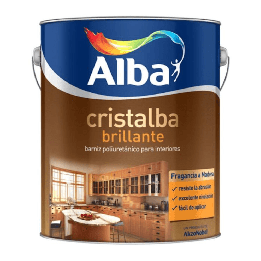 Barniz Sintético Brillante Poliuretánico Cristalba 1 L