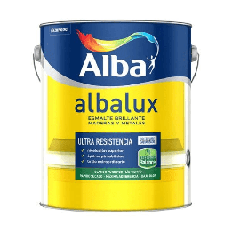 Esmalte al agua Alba Albalux 1 lts|Ambito