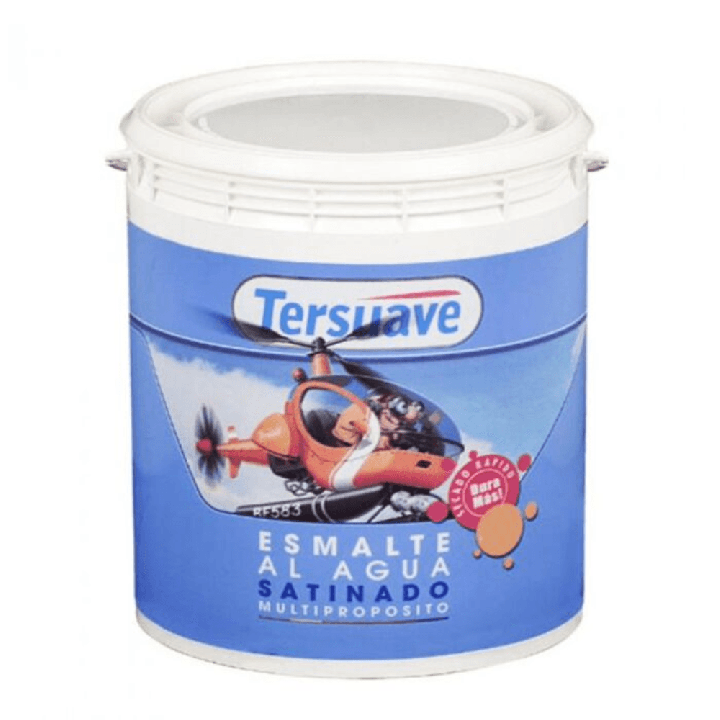 Esmalte al agua Tersuave Tersilux Satinado Blanco 1lt|Ambito