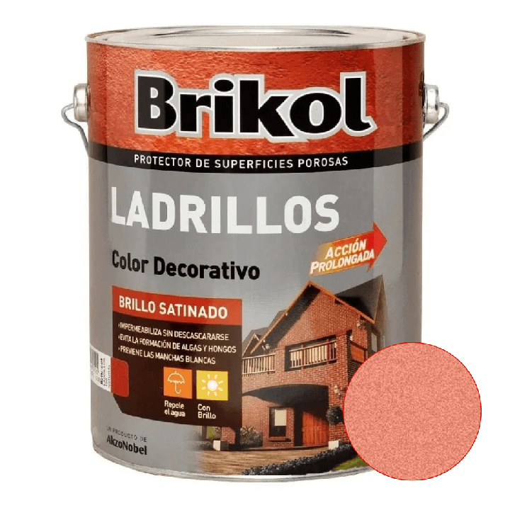 Pintura Impregnante Para Ladrillos Brikol 1 L