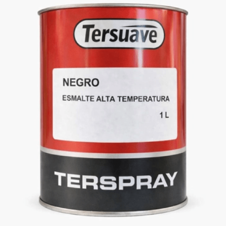 Esmalte Sintetico Tersuave Alta Temperatura Negro 1lt|Ambito