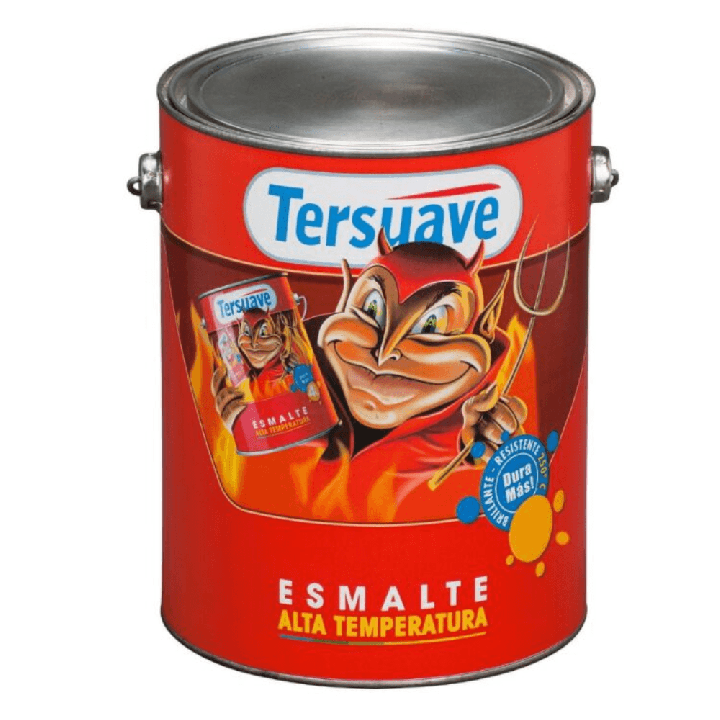 Esmalte Sintetico Tersuave Alta Temperatura Negro 1lt|Ambito