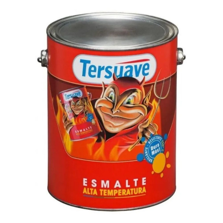 Esmalte Sintetico Tersuave Alta Temperatura Negro 1lt|Ambito
