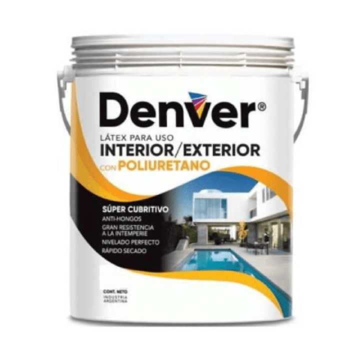 Latex Poliuretano Denver Interior Exterior 4 lts|Ambito
