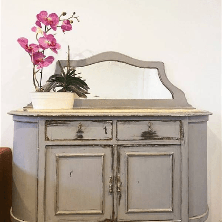 Pintura Tizada Venier Chalk Paint Gris Envejecido 1lt|Ambito