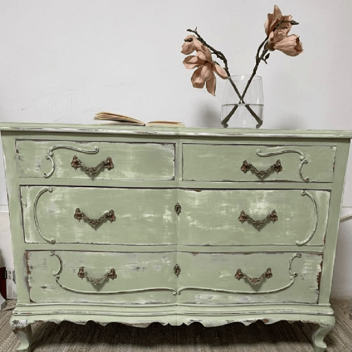 Pintura Tizada Venier Chalk Paint Verde Campo 1 lts|Ambito
