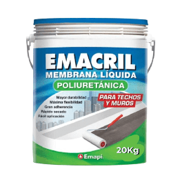 Membrana Poliuretánica Emacril Blanco 20 Kg | Ámbito