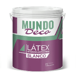 Latex Interior Mundo Deco Antihongo Mate Blanco 4 lts|Ambito