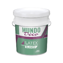 Latex Exterior Interior Mundo Deco Mate Blanco 4 lts|Ambito