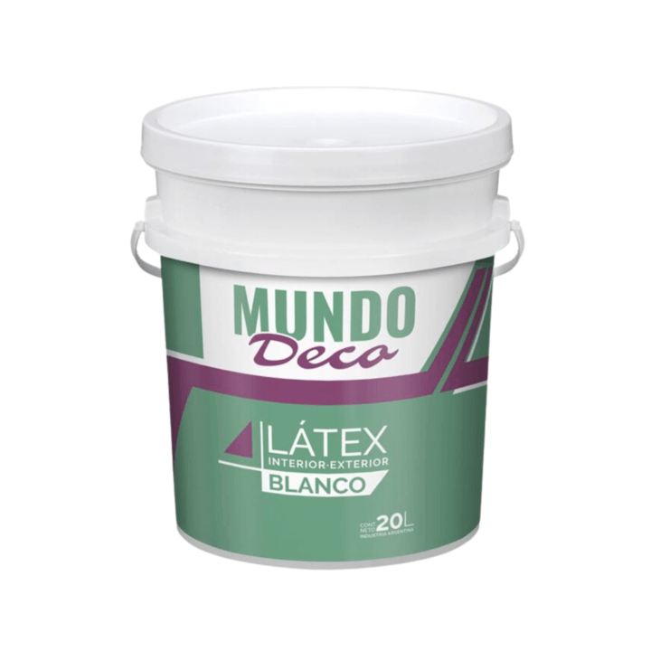 Latex Exterior Interior Mundo Deco Mate Blanco 4 lts|Ambito