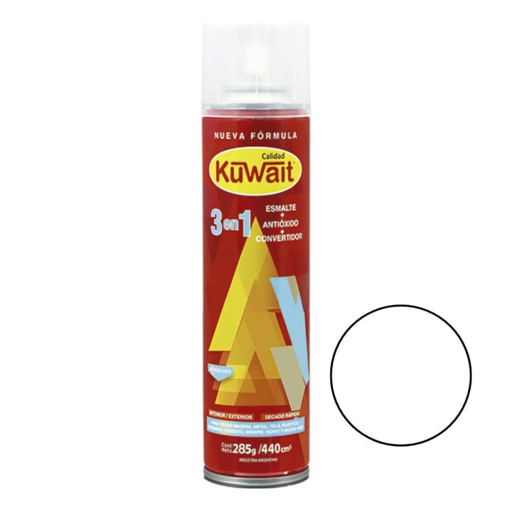 Aerosol Blanco Mate 240 Cc Kuwait