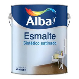 Esmalte Satinado Blanco 4 L Alba Standar