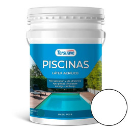 Pintura Para Piscinas Base Acuosa Azul 4 L Tersuave