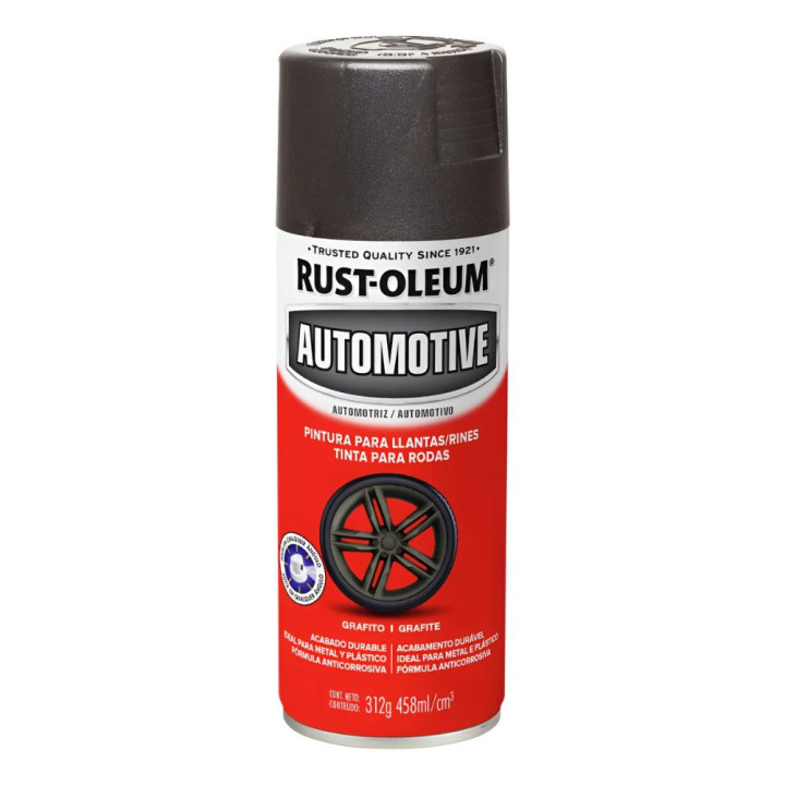 Aerosol Para Llantas Rines Grafito 312 Gr Rust Oleum