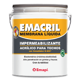 Impermeabilizante Emacril Tradicional Blanco 4 Kg | Pinturerías Ámbito