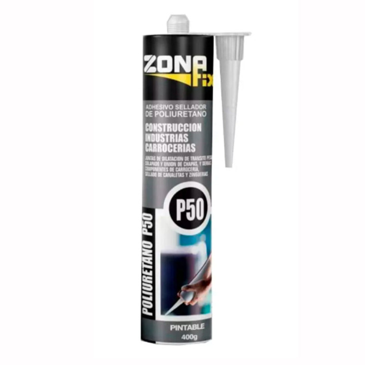 Sellador de Poliuretano Zonafix P50 Negro | Pinturerías Ámbito