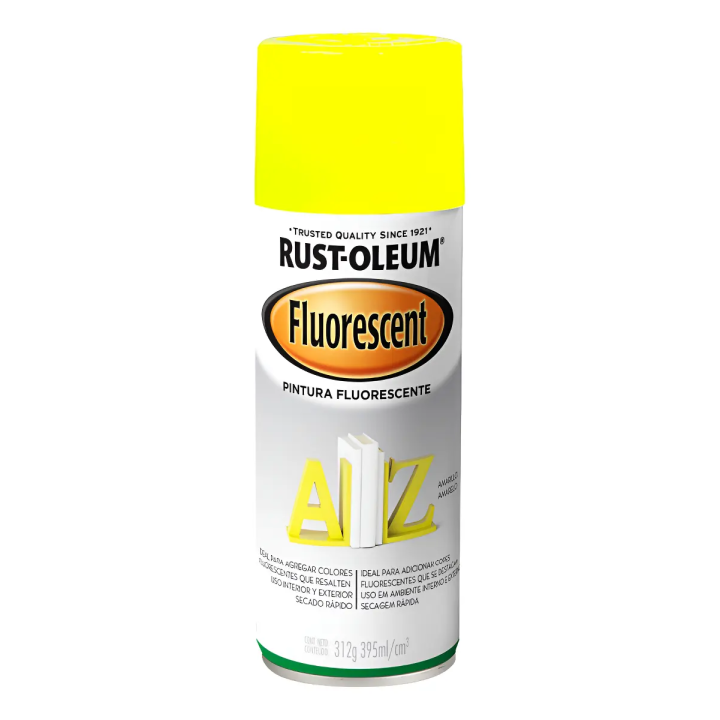 Aerosol Rust-Oleum Fluorescente Amarillo 312 g | Pinturerías Ámbito